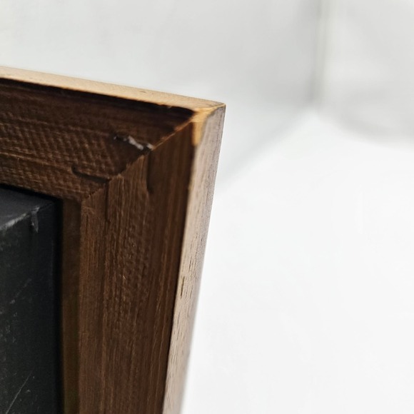 VTG Carved From Ebony Wood Ebony Pair African Art Frame Approx 17X 10.5 inches - Picture 5 of 6